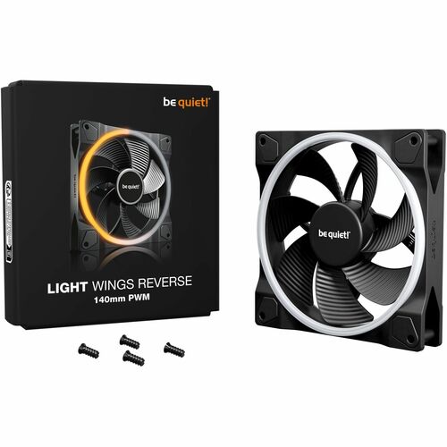 be quiet! Light Wings BL134 Kühllüfter - 140 mm Maximum Fan Diameter - 1 x Fan(s) - 87,33m³/h Maximum Airflow - 1300 U/Min