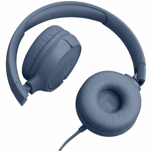 JBL Tune 520C Wired On-ear, Over-the-head, Over-the-ear Stereo Headset - Blue - Binaural - Ear-cup - 32 Ohm - 10 Hz to 40 