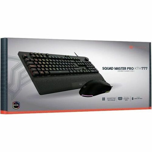 Teclado y ratón gaming Balamrush Squad Master Pro BR-936903 - Español - Membrana Cable Teclado - 113 Tecla - Keyboard/Keyp