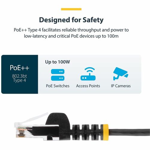 StarTech.com 5 m Category 6 Network Cable - 1 - Cable for Network Device, Rack, Patch Panel - First End: 1 x RJ-45 Network