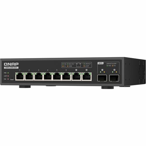 QSW-L3208-2C6T 6 PORTS 10GBPS 2 PORTS 10G SFP+/NBASE-T COMBO