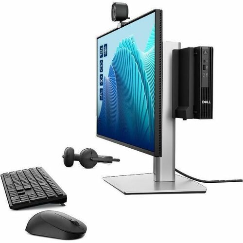 Dell Pro Micro QBM1250 Desktop Computer - Intel Core Ultra 5 235 - 16 GB - 512 GB PCI Express NVMe 4.0 SSD - Micro PC - In