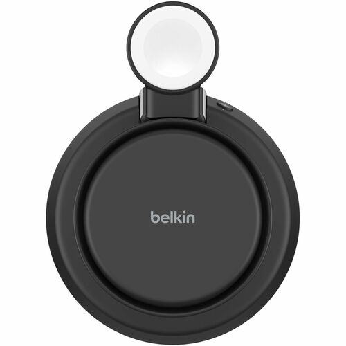 Belkin UltraCharge Pro Induktionsladegerät - Schwarz - für iPhone, Smartwatch, AirPod, Smartphone, Qi2-fähiges Gerät - Ein