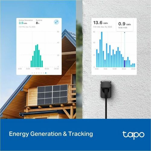 Tapo TAPO P410M Smart Plug - 230 V AC / 16 A - Alexa, Siri, Google Assistant, SmartThings Unterstützt
