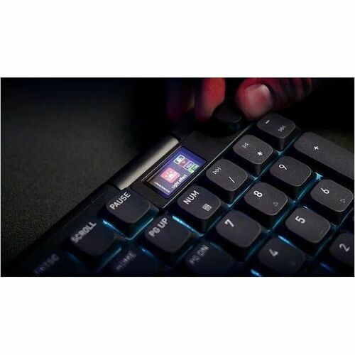 CHERRY XTRFY G8A-25100 Gaming Keyboard - Full-size - Wired/Wireless Connectivity - USB Type A Interface - RGB LED - French