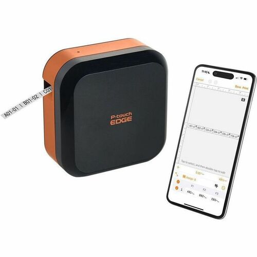 Brother P-touch EDGE PT-E720BT Industrial, Mobile Thermal Transfer Printer - Portable, Handheld - Label Print - USB - Blue