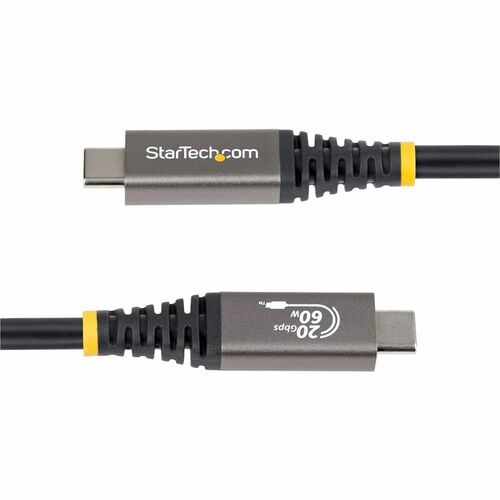 StarTech.com 3 m USB4 A/V/Power/Data Transfer Cable - 1 - Cable for Notebook, USB Device, Docking Station, Wall Charger, M