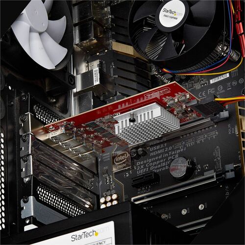 StarTech.com USB Adapter - PCI Express 3.0 x4 - 1.25 GB/s, 5 GB/s - Desktop, Server, Hard Drive, Mobile Device - Plug-in C