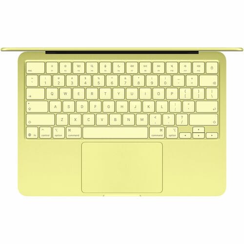 ""MacBook Neo 13 in A18 Pro avec CPU 6 coeurs et GPU 5 coeurs, 8 Go, 256 Go SSD - Jaune Agrume (Adaptateur secteur non fou