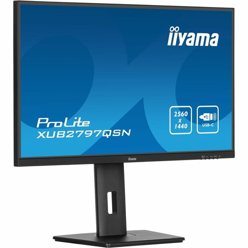 iiyama ProLite XB2797QSNP-B1 27 Zoll Klasse WQHD LED-Monitor - 16:9 Format - Mattschwarz - 68,6 cm (27 Zoll) Viewable - IP