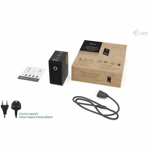 i-tec 100 W AC Adapter - Universal Adapter - 3 USB - 2 USB Type-C - For Notebook, Tablet PC, Smartphone, Earbud, Smart Wat