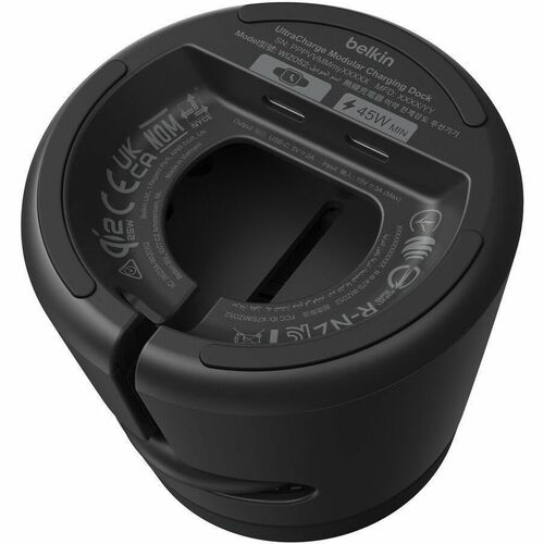 Belkin UltraCharge WIZ052 Induktionsladegerät - Weiß - für Smartphone, Smartwatch, iPhone, Ohrhörer, Qi2-fähiges Gerät - 1
