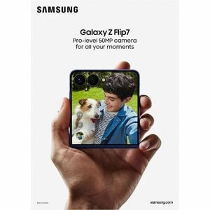 Samsung Galaxy Z Flip7 SM-F766U 256 GB Smartphone - 6.9" Flexible Folding Screen Dynamic AMOLED 2X Full HD Plus 2520 x 108