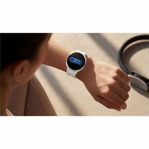 Samsung Galaxy Watch9 SM-L340 Smart Watch - 42.70 mm Case Height - 40.40 mm Case Width - Cream Body Color - Cream Band Col