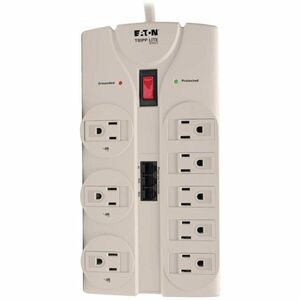 Eaton Tripp Lite Series Protect It! 8-Outlet Computer Surge Protector, 8 ft. (2.43 m) Cord, 2160 Joules, Tel/Modem/Fax Pro