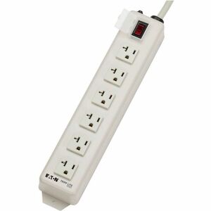 Eaton Tripp Lite Series Power It! 6-Outlet Power Strip, 15 ft. (4.57 m) Cord, 5-20P Plug, Metal Housing - NEMA 5-20P - 6 N