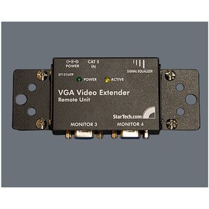 StarTech.com VGA over CAT5 remote receiver for video extender - Extend and distribute a VGA signal to up to 4 displays ove