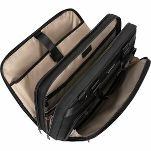Targus Mobile Elite TBT045US Carrying Case (Briefcase) for 15" to 16" Notebook - Black, Gray - Water Resistant Bottom - Po