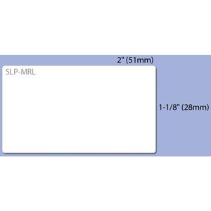Seiko SmartLabel SLP-MRL Multipurpose Label - 1 1/10" x 2 1/64" Length - Rectangle - Direct Thermal - White - Paper - 220 