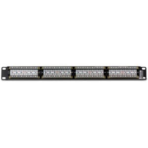 TRENDnet 24-Port Cat6 Unshielded Patch Panel, Wallmount or Rackmount, Compatible with Cat3,4,5,5e,6 Cabling, For Ethernet,