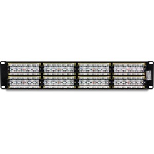 TRENDnet 48-Port Cat6 Unshielded Patch Panel, Wallmount Or Rackmount, Compatible With Cat3,4,5,5e,6 Cabling, For Ethernet,