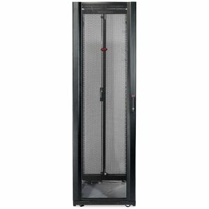 APC by Schneider Electric NetShelter 42U Enclosed Cabinet Rack Cabinet for Storage, Server - 482.60 mm Rack Width - Black 