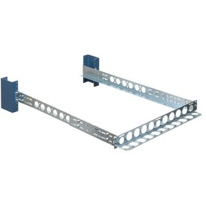 Rack Solutions 1U 2Post Universal Rail with Wirebar - Steel - 45 lb