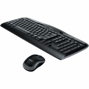 Logitech MK320 Wireless Keyboard and Mouse Combo for Windows, 2.4 GHz Wireless with a Nano USB-Receiver, Portable Mouse, M