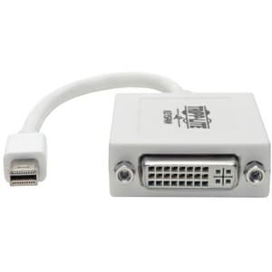 Eaton Tripp Lite Series Keyspan Mini DisplayPort to DVI Adapter, Video Converter for Mac/PC, White (M/F), 6-in. (15.24 cm)