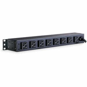 CyberPower RKBS15S2F8R Rackbar 10 - Outlet Surge with 3600 J - Clamping Voltage 400V, 15 ft, NEMA 5-15P, Straight, EMI/RFI