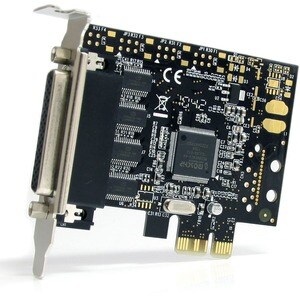 StarTech.com 4 Port PCI Express Serial Card w/ Breakout Cable - PCI Express x1 - 4 x DB-9 Male RS-232 Serial Via Cable - P
