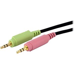 StarTech.com 6 ft 4-in-1 USB DVI KVM Switch Cable with Audio - Connect high resolution DVI video, USB, and audio all in on