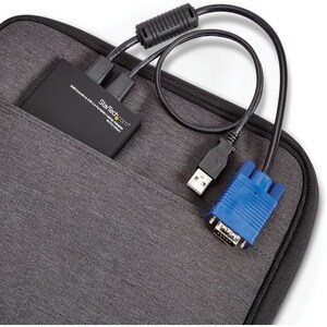 StarTech.com KVM Console to USB 2.0 Portable Laptop Crash Cart Adapter - Laptop KVM Server Console Adapter - First End: 1 