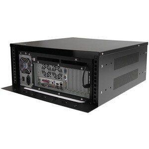 StarTech.com Wall-Mount Server Rack - Low-Profile Cabinet for Servers with Vertical Mounting - 4U - Steel - 27.76 kg Maxim