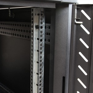 StarTech.com 12U AV Rack Cabinet - Network Rack with Glass Door - 19 inch Computer Cabinet for Server Room or Office (RK12
