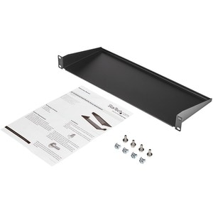 StarTech.com 1U Server Rack Cabinet Shelf - Fixed 7" Deep Cantilever Rackmount Tray for 19" Data/AV/Network Enclosure w/ca