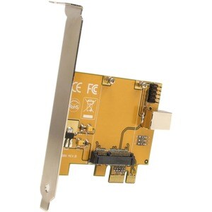 StarTech.com PCI Express to Mini PCI Express Card Adapter - 1 x Mini PCI Express, 1 x IDC