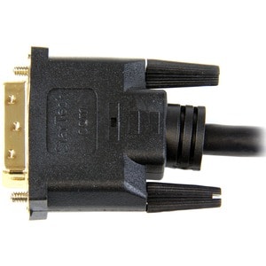 StarTech.com Câble HDMI® vers DVI-D 1 m - M/M - Blindé - Doré Connecteur plaqué - 28 AWG - Noir