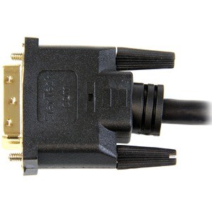 StarTech.com 1m HDMIÂ® to DVI-D Cable - M/M - 1 x HDMI Male Digital Audio/Video - 1 x DVI-D Male Digital Video - Gold-plat