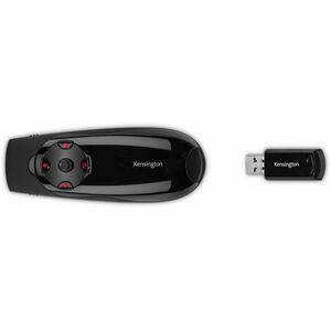Kensington Presenter Expert Mouse - Radio Frequency - USB - Laser - 4 Button(s) - Black - Wireless - 50 m - 2.40 GHz