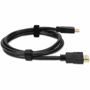 AddOn 10ft HDMI 1.4 Male to HDMI 1.4 Male Black Cable Which Supports Ethernet Channel For Resolution Up to 4096x2160 (DCI 