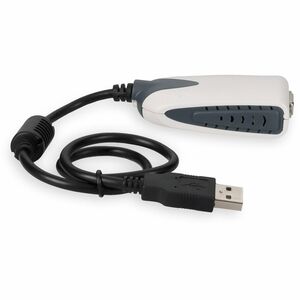 AddOn USB 2.0 (A) Male to VGA Female Black Adapter - 100% compatible and guaranteed to work