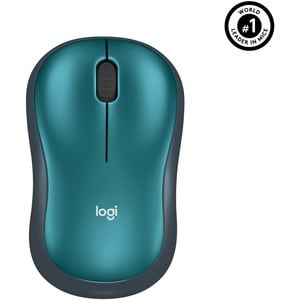 Logitech M185 Wireless Mouse, 2.4GHz with USB Mini Receiver, 12-Month Battery Life, 1000 DPI Optical Tracking, Ambidextrou