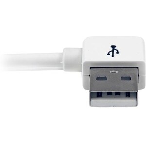 StarTech.com Cable Cargador 1m Conector Dock Connector de Apple® 30 Pines a USB en Ángulo Izquierdo iPod® iPhone® iPad® - 