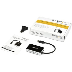 StarTech.com USB 3.0 Super Speed auf HDMI® Multi Monitor Adapter - Externe Grafikkarte mit USB Hub - 1920 x 1200 Supported