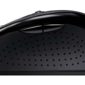 Adesso iMouse G25 Wireless Ergonomic Laser Mouse - Laser - Wireless - 30 ft - Radio Frequency - 2.40 GHz - Black - USB Typ