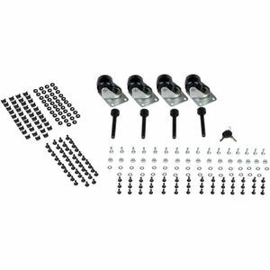 Eaton Tripp Lite Series SmartRack 18U Mid-Depth Half-Height Rack Enclosure Cabinet - 18U Rack Height x 19" Rack Width - Bl