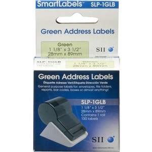 Seiko Green Address Labels - Perfect for Address Labels for Office Mailings, Invitations, Christmas Cards and more.