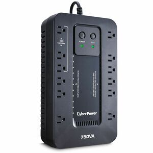 CyberPower EC750G Ecologic UPS Systems - 750VA/450W, 120 VAC, NEMA 5-15P, Compact, 12 Outlets, PowerPanel® Personal, $1000