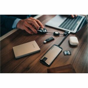 Microban Store 'n' Go V3 64 GB USB 3.2 (Gen 1) Type A Flash Drive - Grey - 80 MB/s Read Speed - 25 MB/s Write Speed - 2 Ye